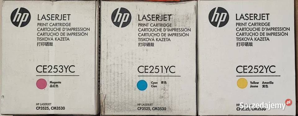 Toner HP CE251YC CE252YC CE253YC małopolskie Kraków