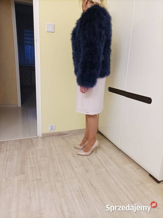 Futro naturalne ze strusich piór kurtka Grudziądz