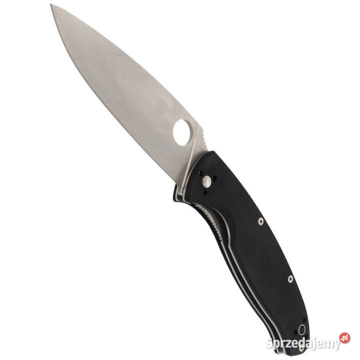 Nóż składany Spyderco Resilience G10 Black Plain Akcesoria, narzędzia i noże Warszawa