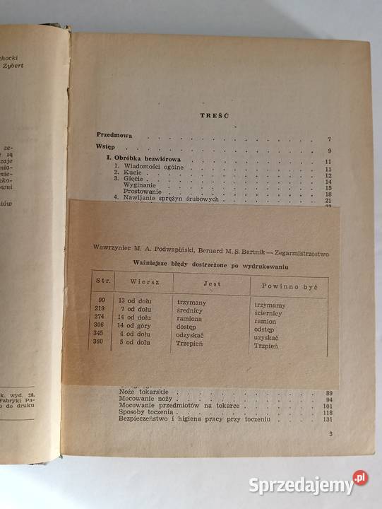 Podwapiński Zegarmistrzostwo Technologia Koszalin