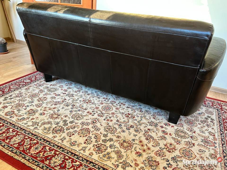 Kanapa skórzana w stylu kolonialnym Meble