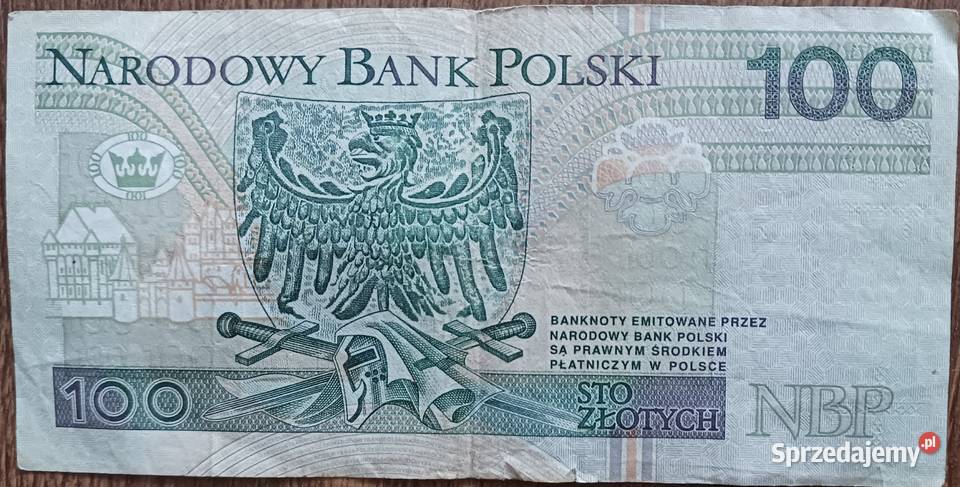 100 Władysław II Jagiełło seria HH 1994 r Konin sprzedam