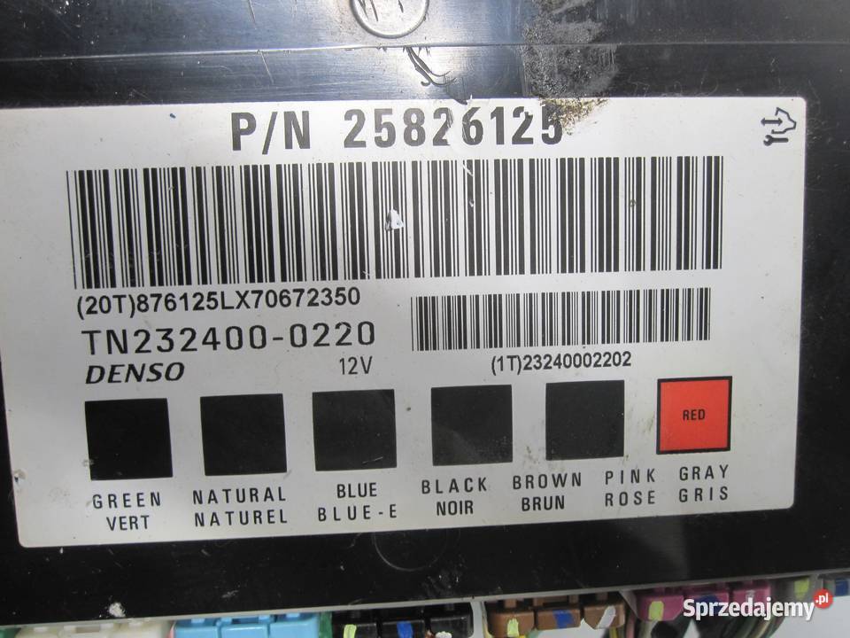 OPEL ANTARA 20 CDTI 07r moduł BCM 25826125 świętokrzyskie Kielce