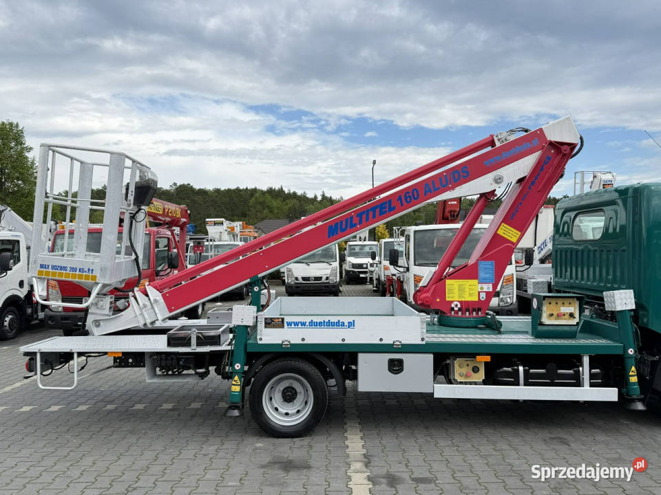 Renault Maxity Podnośnik Koszowy 165m Multitel centralny zamek Widełki
