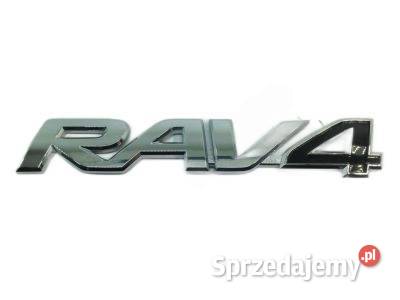 TOYOTA Rav4 Chromowany emblemat logo tyl Kąty Wrocławskie