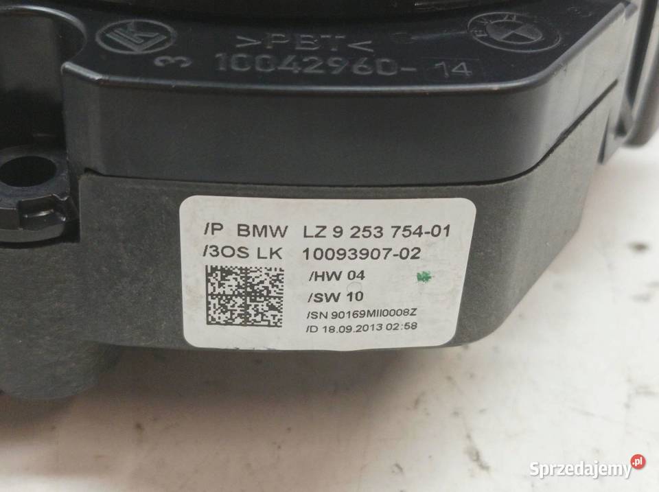 PRZEŁĄCZNIK ZESPOLONY 9253754 10090225 Bmw Seria Rok produkcji 2013 sprzedam