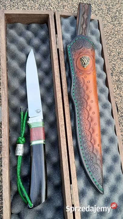 Ręcznie wykonany nóż custom stal ELMAX 62 HRC Kluczbork