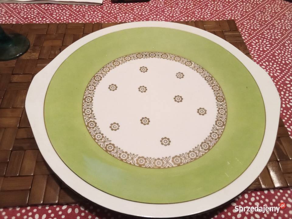 Prl patera Chodzież zielona look porcelana odcienie zieleni Łódź sprzedam