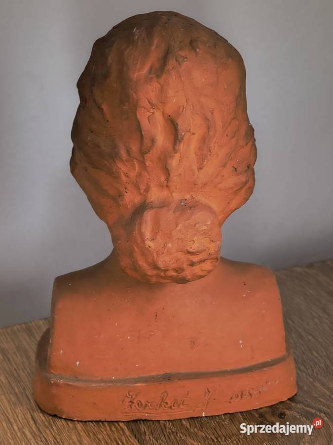 rzeźba figurka popiersie kobiety glina mazowieckie Piotrówek sprzedam
