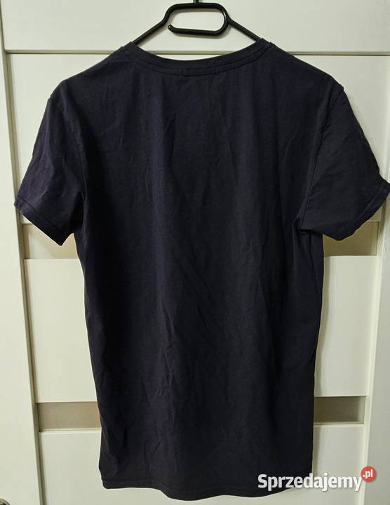 Gucci t shirt koszulka M granatowa bawełna super Poznań