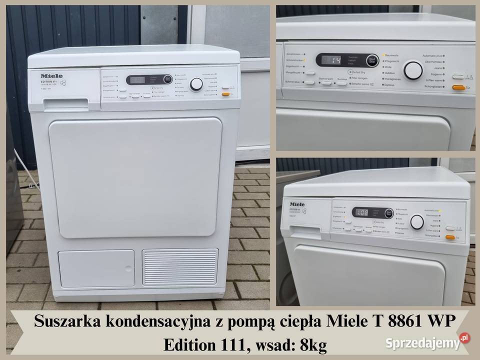 Suszarka kondensacyjna z pompą ciepła Miele T 59.6cm dolnośląskie Wrocław