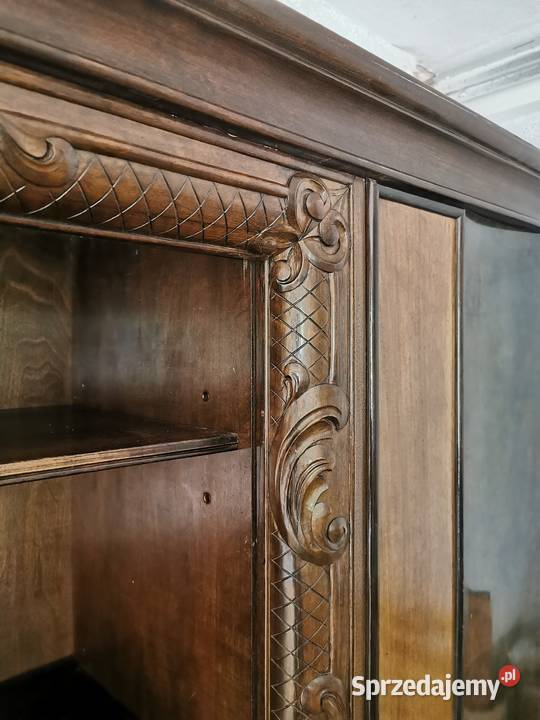 Komplet mebli gabinetowych z 1930 roku biurko Wrocław