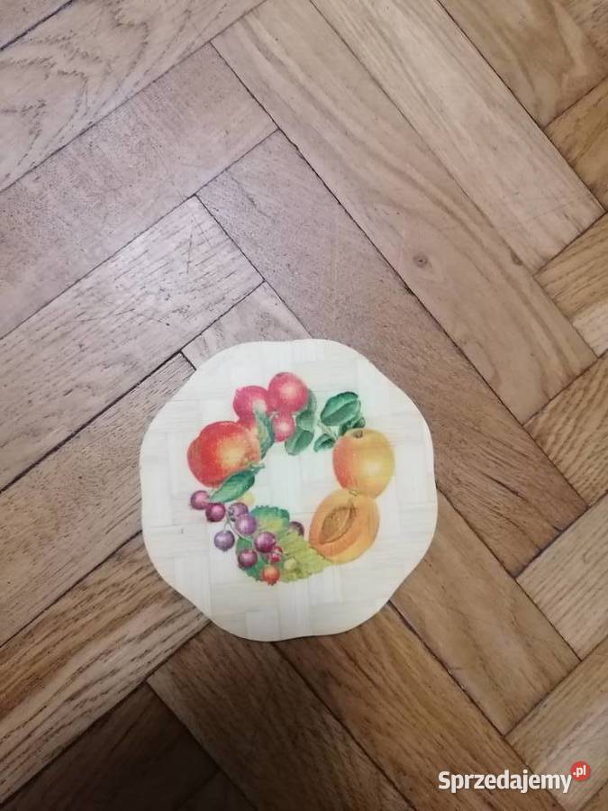 Podstawka drewniana kolorowa