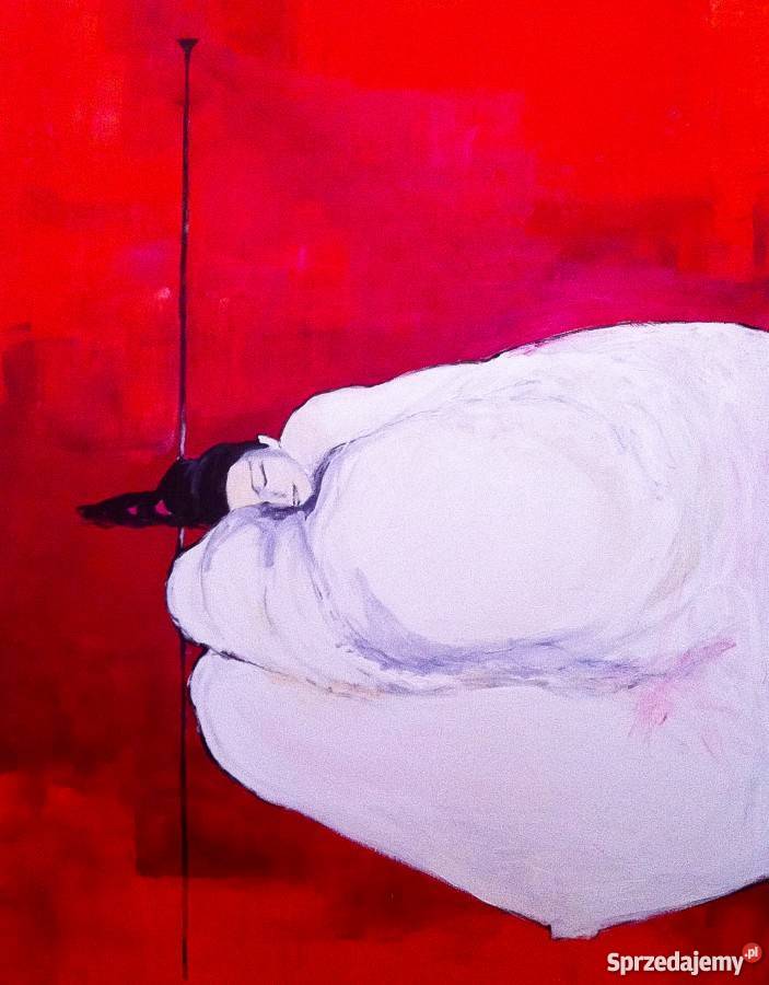 Akryl na płótnie UKOJENIE obraz 100x80 artystki Katowice