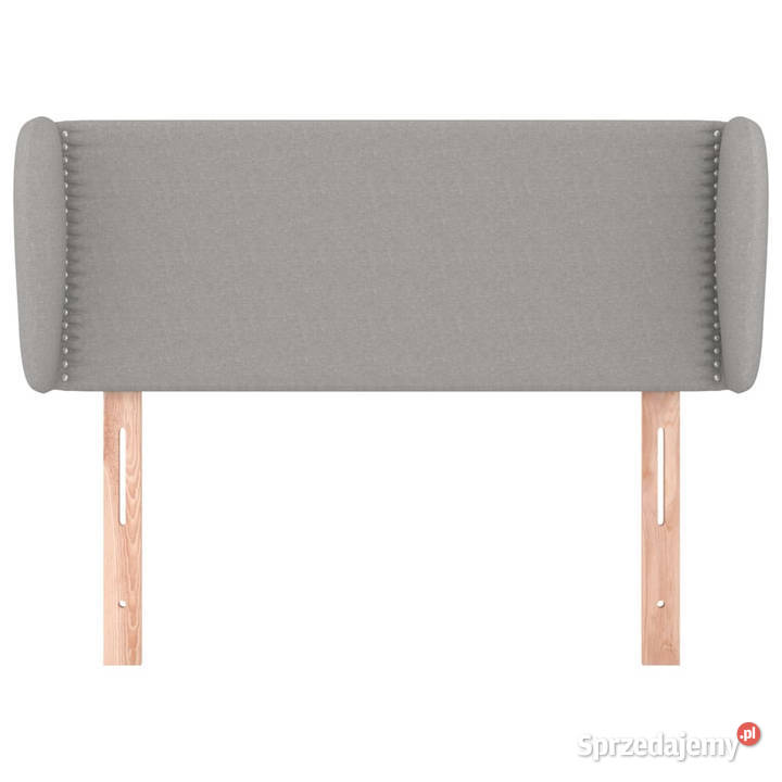 Zagłówek uszak jasnoszary 83x23x7888 tkanina Warszawa