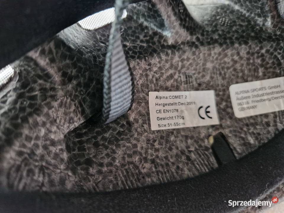 Kask rowerowy dziecięcy Alpina rozmiar 5155 Bibice