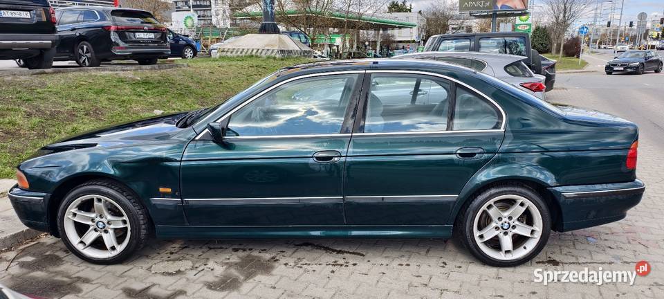 BMW 520i E39 zielony mazowieckie Warszawa