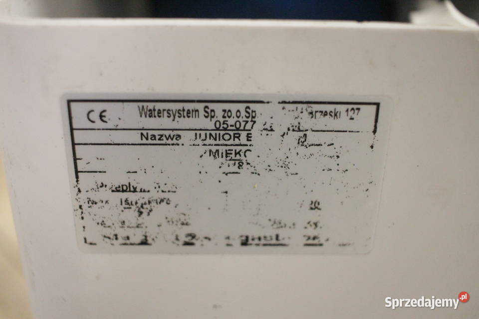 Zmiękczacz do wody półautomatyczny Junior ECO Biznes i Przemysł sprzedam