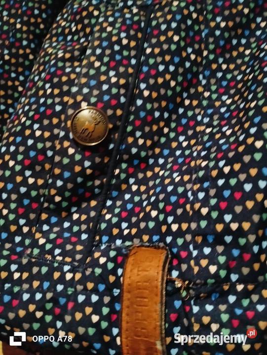 używana wielokolorowa Kurtka dziewczęca wiosenno Lubin