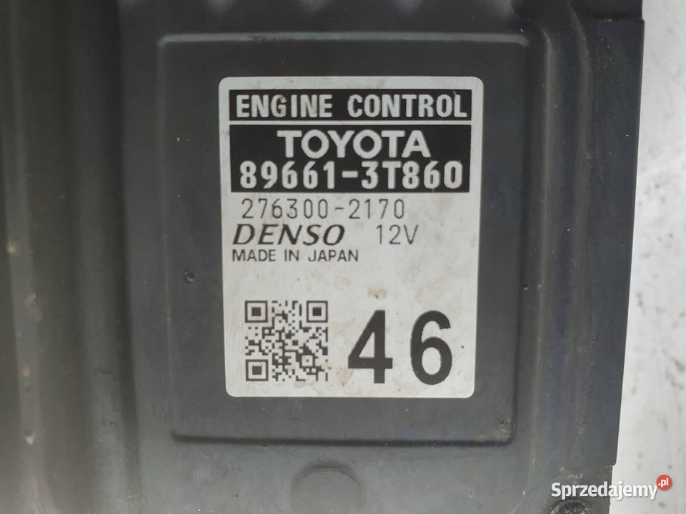 Toyota Camry VIII STEROWNIK SILNIKA komputer Rudka