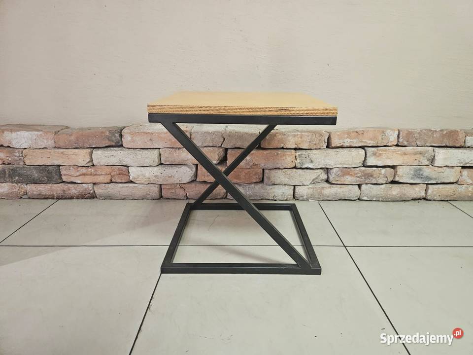 Stolik KAWOWY również nocny LOFT boczny dąb Pszczyna sprzedam