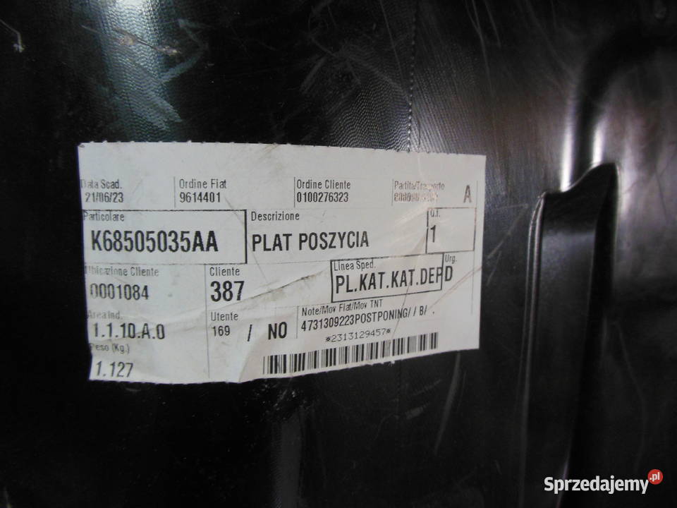 NADKOLE BŁOTNIKA LEWY PRZÓD JEEP COMAPSS Nadkola Kozy