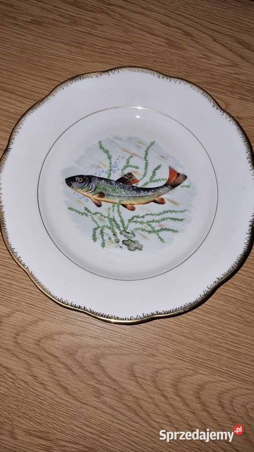 Serwis Rybny Porcelana Francuska