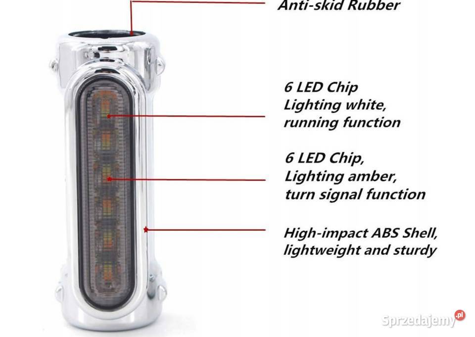KIERUNKOWSKAZY CHROMOWANE NA GMOL CHOPPER Kierunkowskazy Sosnowiec