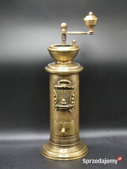 Piękny mosiężny młynek do kawy Poznań