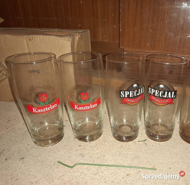 szklanki kufle do piwa kasztelan special brok Słupsk sprzedam