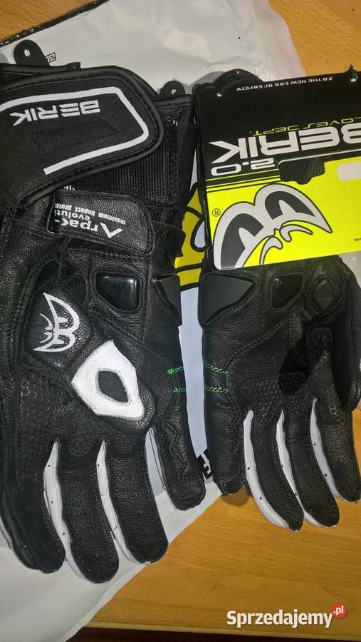 Rekawiczki motocyklowe sportowe BERIK GP Rękawice Mysłowice