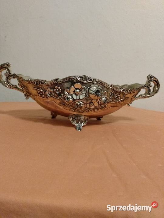 Żardiniera gondolowa posrebrzana Pozostałe Szczecinek