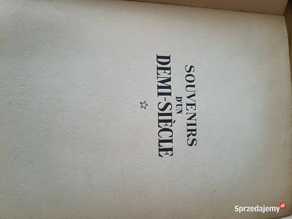 2 Książki Wspomnienia pół wieku JFrancuzki