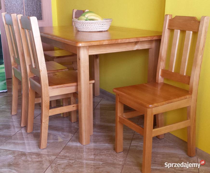 MASYWNY stół drewniany kuchenny 80x50 NOWY stoły 80cm śląskie Sosnowiec