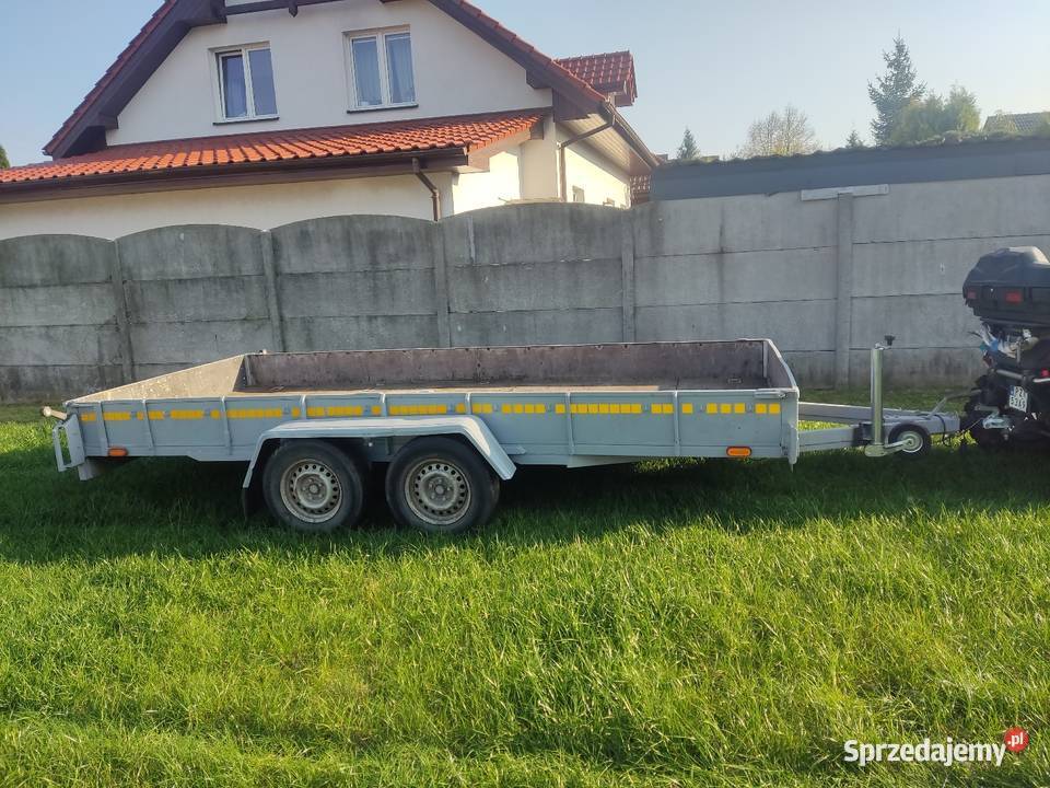Przyczepa ciężarowa burtowa 440x190 najazdy 2000 Przyczepy i naczepy wielkopolskie Poznań