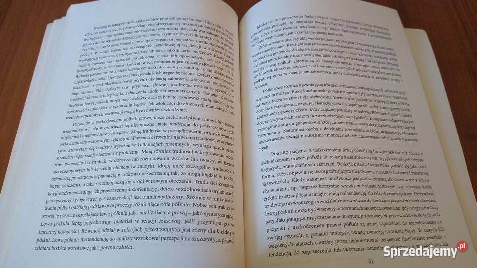Neuropsychologia zarys problematyki Gabriela Gdańsk