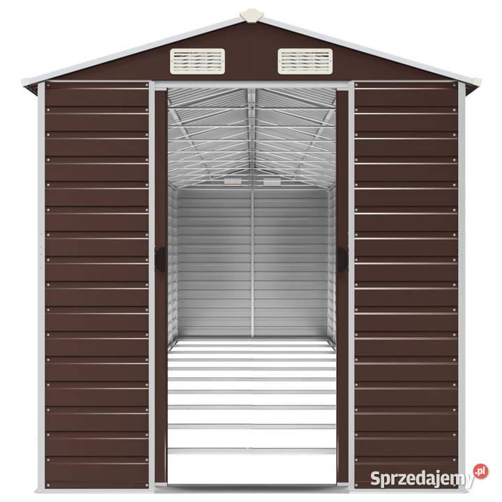 Szopa ogrodowa brązowa 191x895x198 stal Warszawa