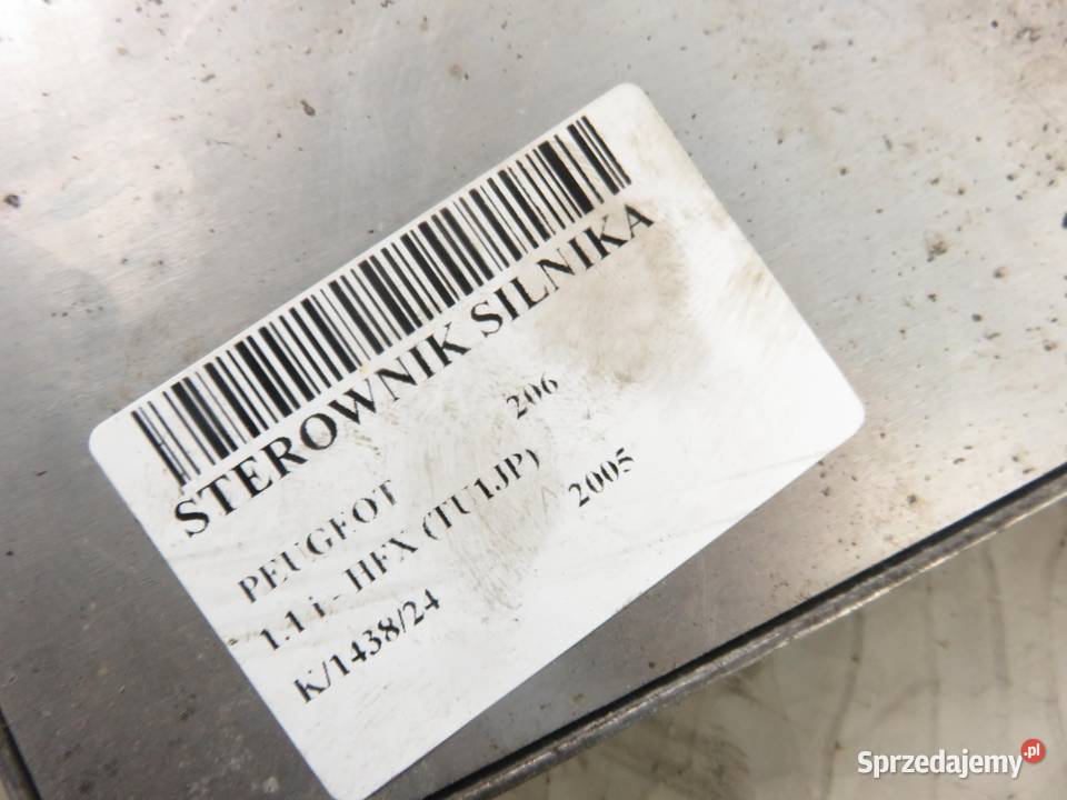 STEROWNIK PEUGEOT 206 11 i IAW48P277 9655757180