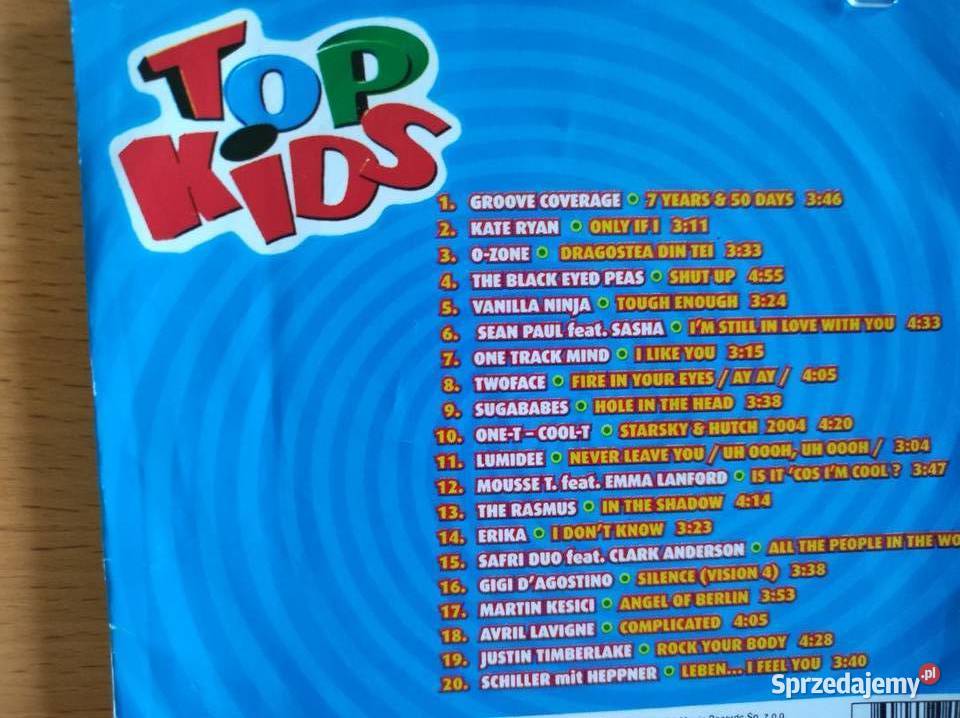 Płyta składanka Top Kids lato 2004 CD świętokrzyskie Kielce