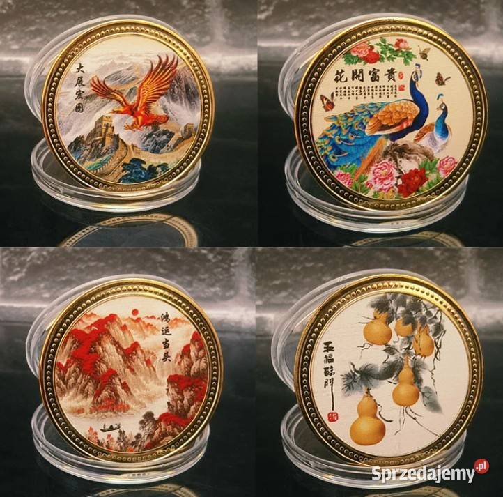 Zestaw kolekcjonerskich medali monet z Numizmatyka