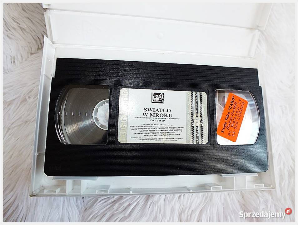 Kaseta VHS Film Światło w mroku Film 127min na lektor lubuskie