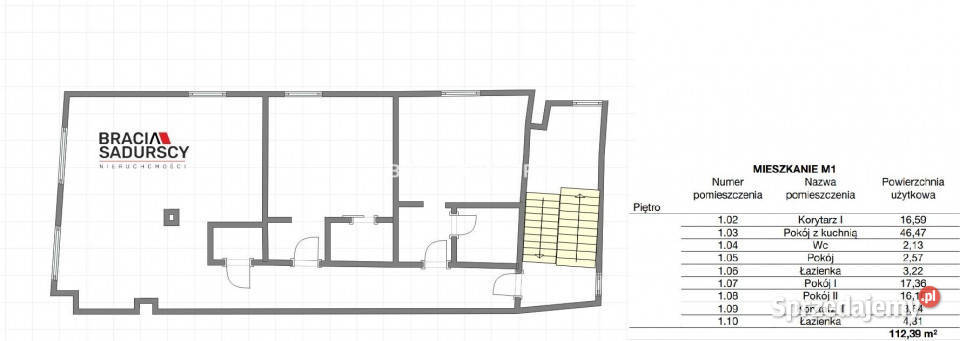Ogłoszenie mieszkanie Żywiec Rynek 112m2 3