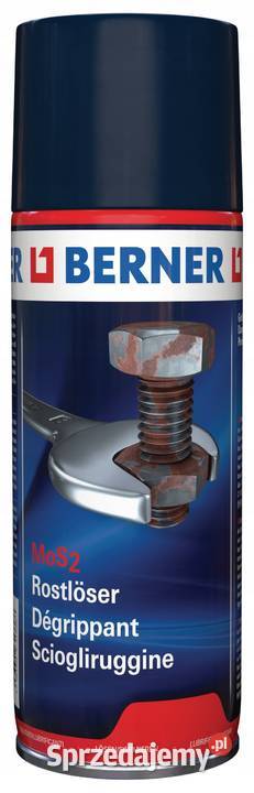 5x Berner odrdzewiacz MoS2 z molibdenem 400 ml