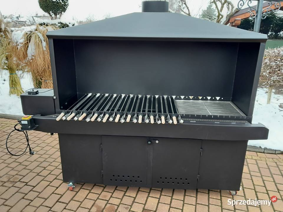 Grill obrotowy na szampury cateringowy Damasławek