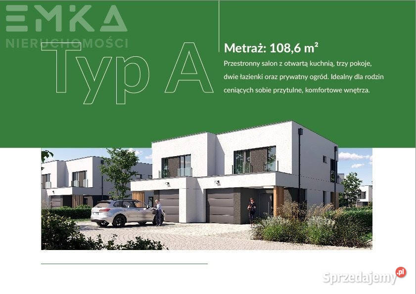 sprzedaży domu bliźniaka Łochowo 1086m2