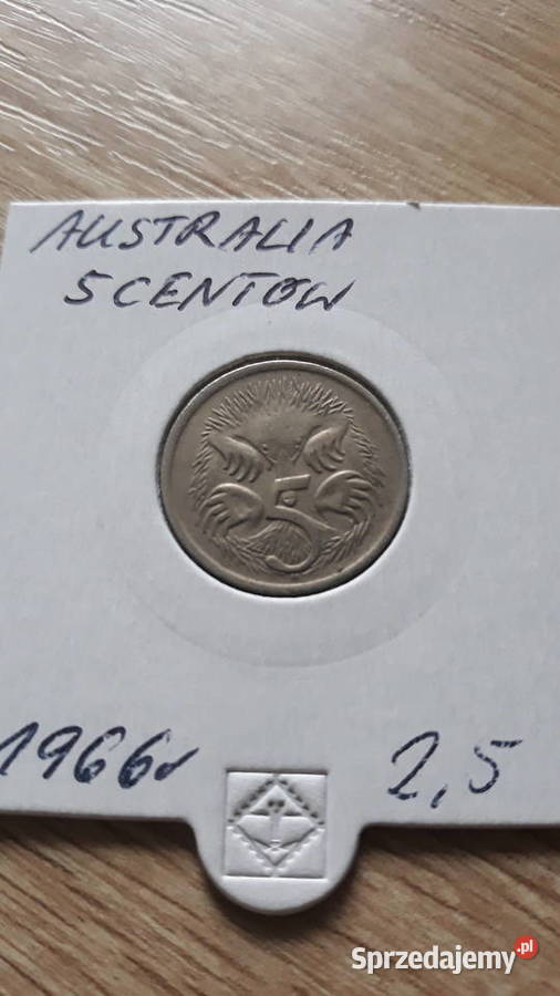 5 Centów Australia 1966 i 1976 r Konin