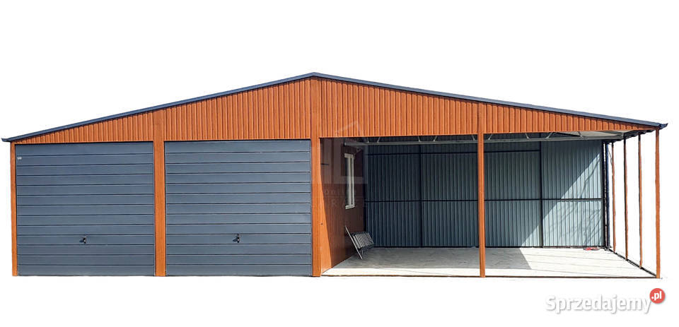 GARAZ BLASZANY 6m x 6m poziom wiata 6m x 6m Jelenia Góra