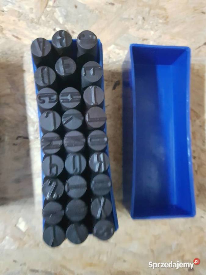 NUMERATORY LITERY ZNACZNIKI DO WYBIJANIA 4MM 27 Głogowa