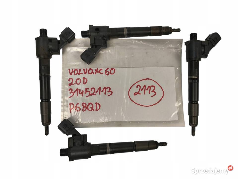 WTRYSKIWACZ Volvo S60 V40 II XC 60 20 D 31452113 Wtryskiwacze Chełm