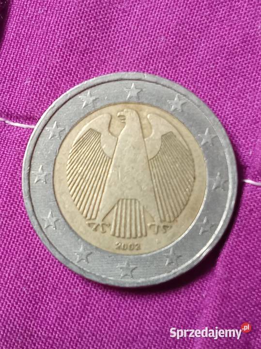 Moneta 2 euro Niemcy 2002 oznaczenie A Lublin sprzedam